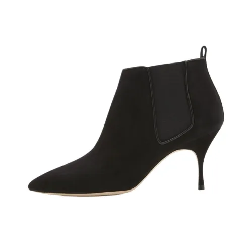 MANOLO BLAHNIK Dildi Ankle Длина Челси 7 см Женские Черный