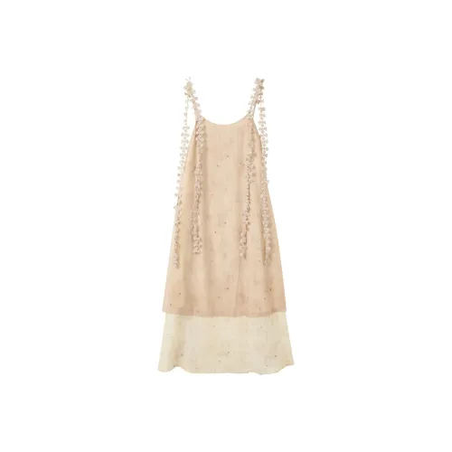 3COLOUR Кофе с Бежевый Женские Слиплатья