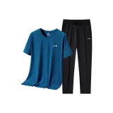 Комплект одежды (Топ Orchid + Черные штаны)