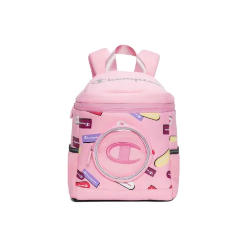 Champion Cute Логотип с принтом Рюкзак Детский Красный Розовый