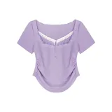 Фиолетовая футболка