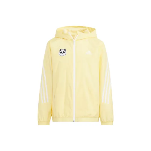 Adidas Желтые Детские Куртки