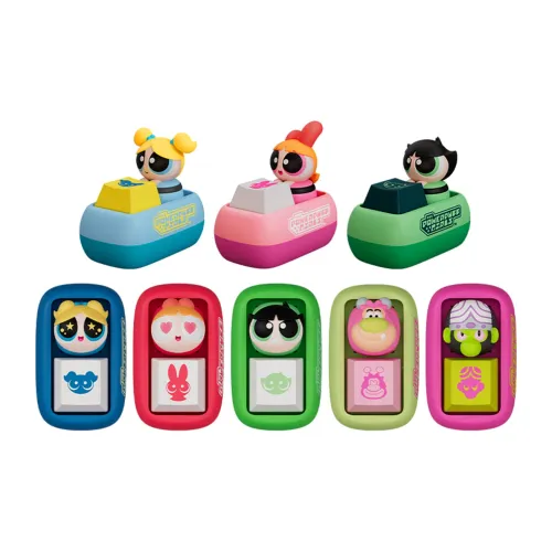 SOAP STUDIO Суперкрошки Keycap Тиби Персонажи Слепые коробки Один Mystery Коробка Целая коробка 8 шт