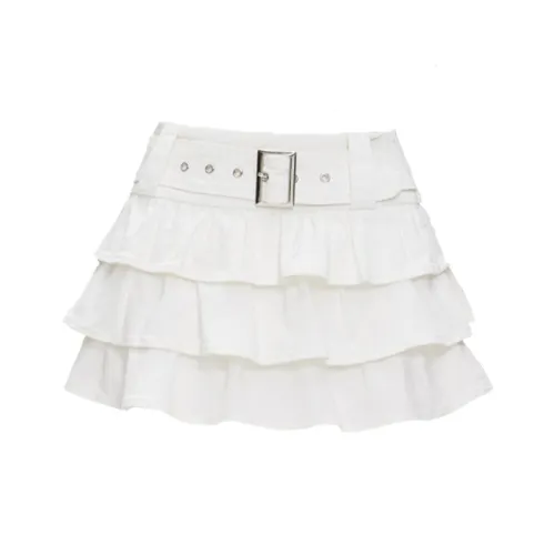 MJB Белые Женские Джинсовые Короткие Юбки