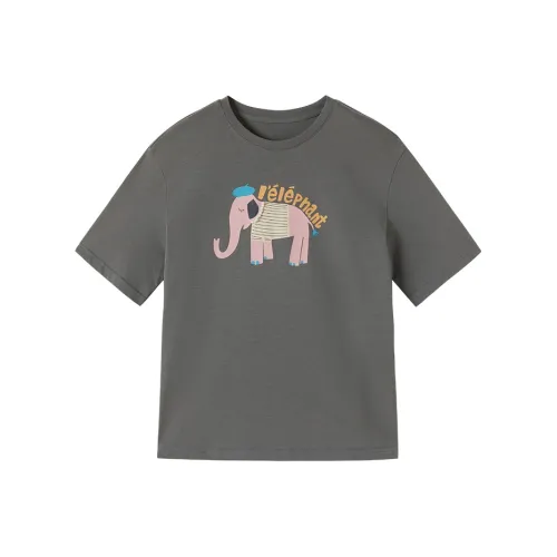 XIANGYING Средне-серые Женские Рубашки T