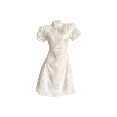 SNZX Короткий рукав Платье Женское