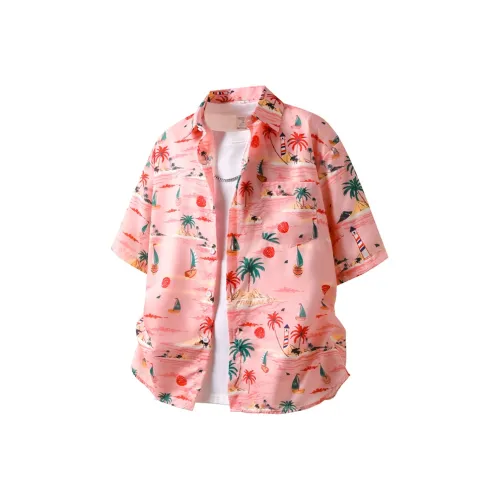 YEARNED Красная унисекс рубашка