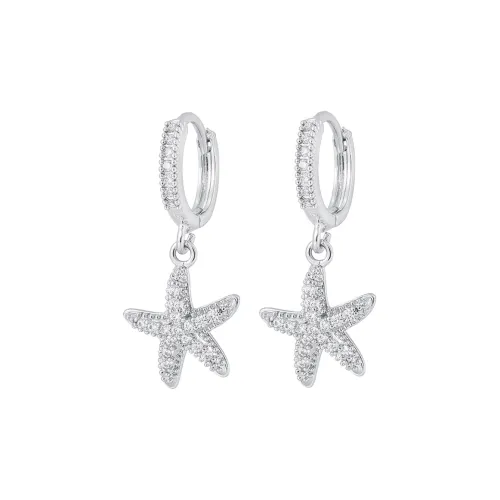 MISS XIA JWY Серьги из меди с серебряным покрытием женские