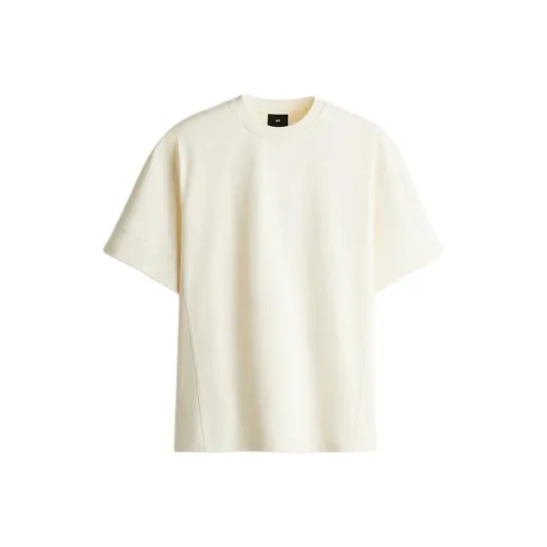 H&M Белые Мужские T-рубашки