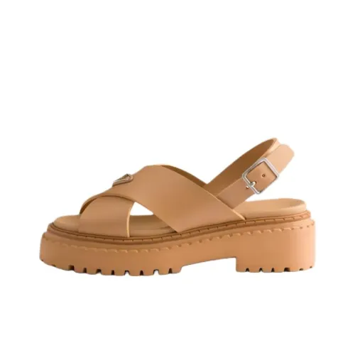 PRADA One Sandals Strap 5,5cm Women's Brown