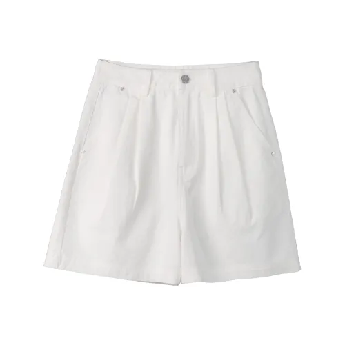 Fstudio Летний Корейский стиль Светлый Тон Комплект HIGH RISE Утягивающие Повседневные шорты Женские