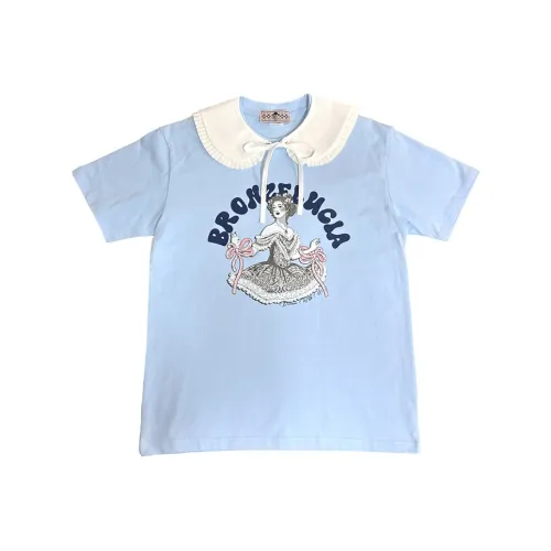 Bronze Lucia Небесно-голубые Женские футболки