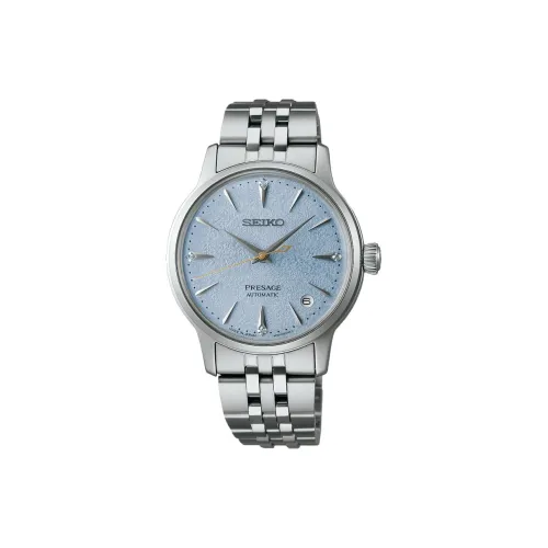 SEIKO Автоматический Механический Movement Женские Часы 34 мм Синие