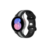 Чёрный, серый, бабочка, ласточкин хвост, двухцветный