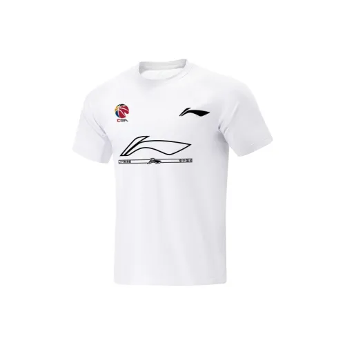 LINING Белая Унисекс Футболка