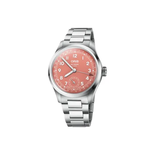 Oris Aviation Collection Автоматический Механический Часы Мужские 40 мм Розовый Циферблат