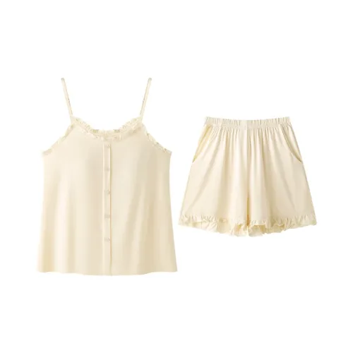 Meonsill Абрикос+Рюш B11218 Женские пижамные комплекты