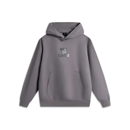 LINING Толстовка Мужская Угольный Серый Фиолетовый