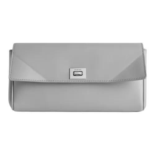 Balenciaga Rodeo Телячья кожа Кошелек Женские Облачный серый