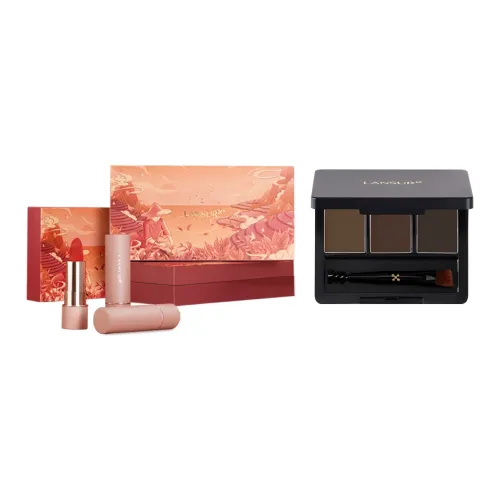 LANSUR Помада и Пудра для Бровей Наборы Легко Смешиваемые Мягкий Матовый