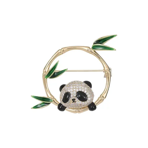 Yamaichi Maru Экологичные Медные+Цирконовые Броши Женские