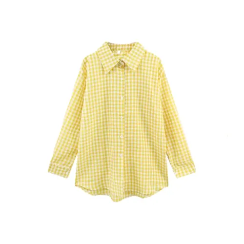 Giyu Желтые Женские Рубашки