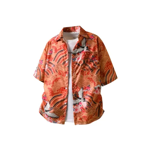 YEARNED Красная унисекс рубашка