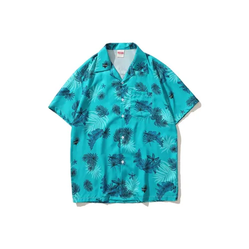 YEARNED Небесно-голубая унисекс рубашка