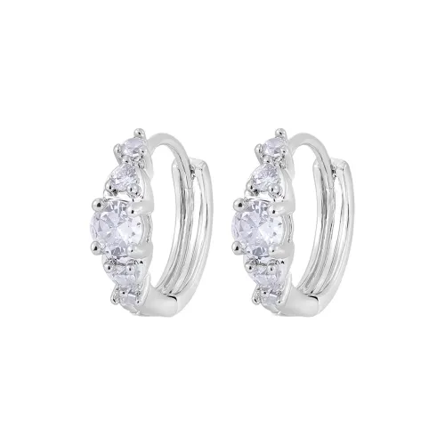 MISS XIA JWY Серьги из меди с серебряным покрытием унисекс