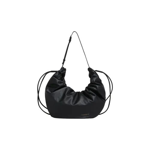 MARNI Телячья кожа Сумка через плечо средний размер женский черный