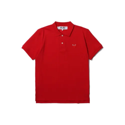 CDG Play Розовое Унисекс Поло