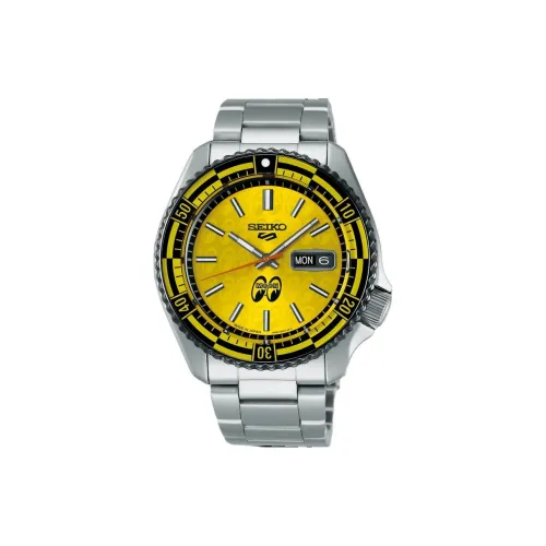 SEIKO Автоматический Механический Механизм Мужские Часы 42,5 мм Желтый