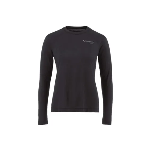 Klattermusen Groa T Рубашка Женская Черная