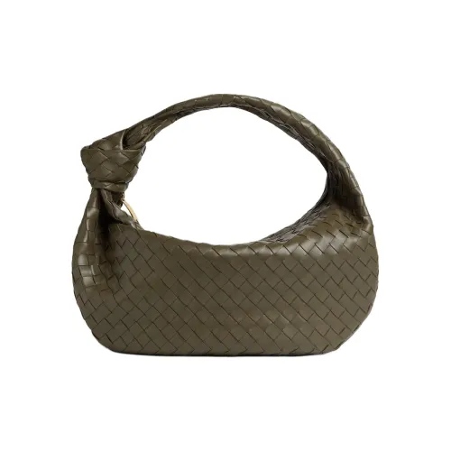 Bottega Veneta Jodie Sheepskin Сумка через плечо Женская Кипризно-зеленая