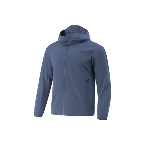 LINING Fitness Series Тренчкот Мужской Moontide Синий