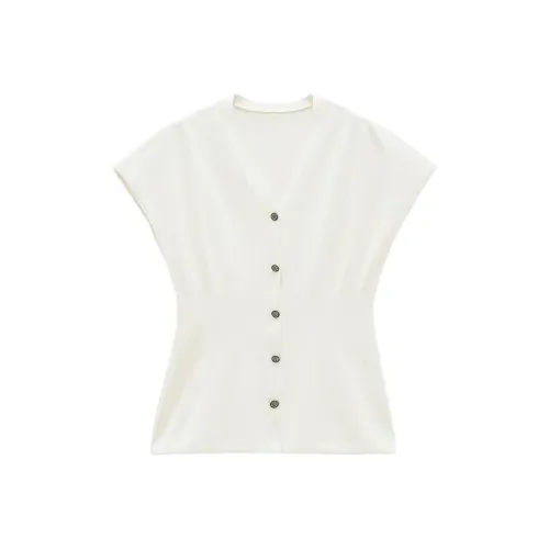 INSUN Белый Женские Трикотаж