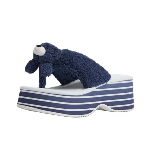 13 DEMARZO Резиновая подошва устойчивая к истиранию шлепанцы женские