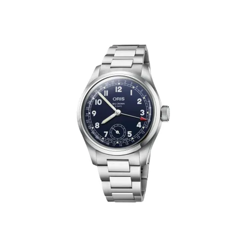 Oris Aviation Collection Автоматический Механический Механизм Унисекс Часы 38 мм Синий Циферблат