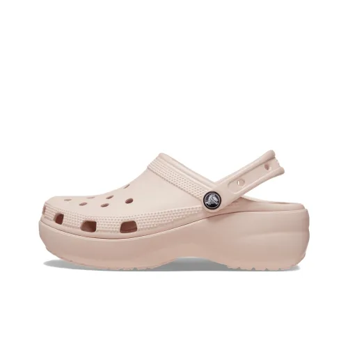 Crocs Classic Platform Clog Sabo 4,1cm Женские Кварц Розовый