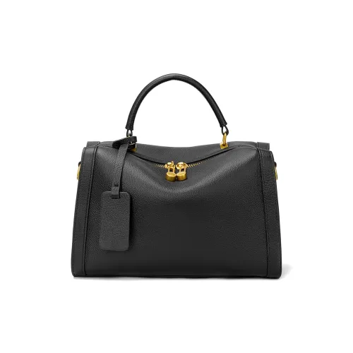 Roberta Di Camerino Сумка через плечо из коровьей кожи женская классическая черная слоновая серый