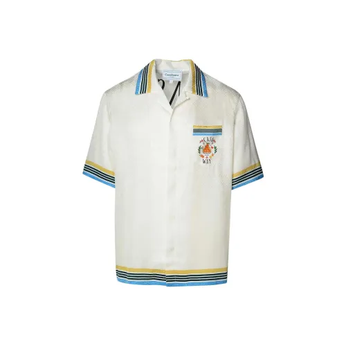 CASABLANCA Белые Мужские Рубашки