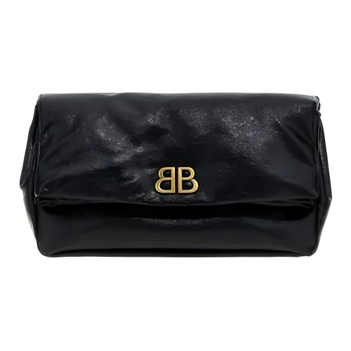 Balenciaga Arena Клатч из коровьей кожи женский черный