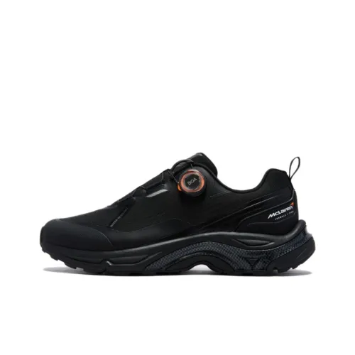 McLaren x KSWISS Low Топ Теннисные Кроссовки Мужские Чисто черные
