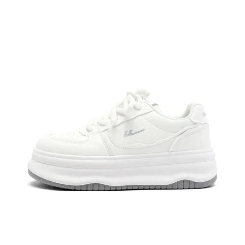 Warrior противоскользящие и износостойкие визуально увеличивают рост низкие кроссовки для скейтбординга белые для женщин