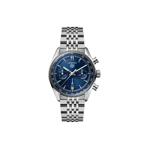 TAG Heuer Carrera Collection Автоматический Механический Механизм Мужские Часы Часы 39 мм Синий Циферблат