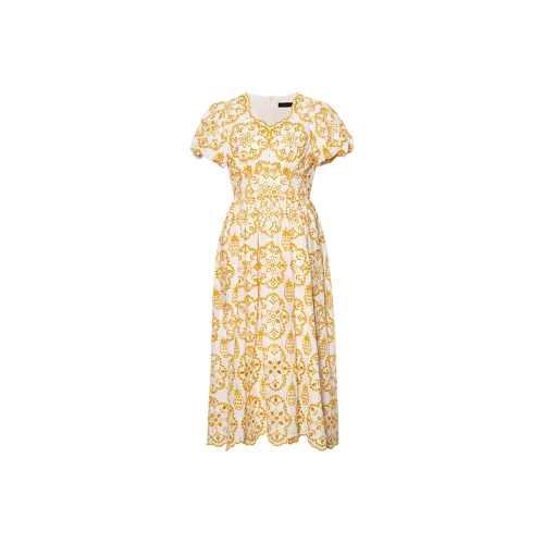 ROEYSHOUSE Короткое платье с короткими рукавами женское