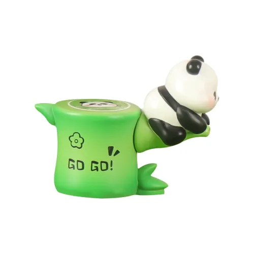 BANLI FLUFFY Pandas Stacked Для Веселья Бамбук Tube Кукла Слепые коробки Один Mystery Коробка Целая коробка 8 шт