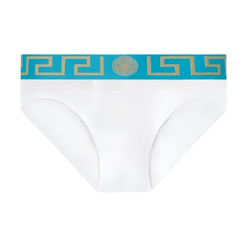 VERSACE Трусы Мужские 1 Пачка Зеленый Белый