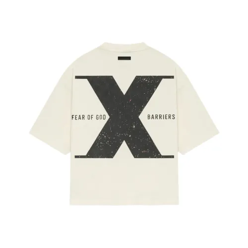 Fear of GOD Barriers Collaboration Крем Унисекс T Рубашки