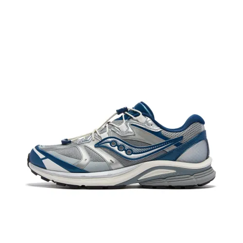Saucony Kinvara Elite 4 Беговые кроссовки Низкий топ Серый Синий Унисекс